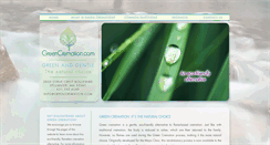 Desktop Screenshot of greencremation.com